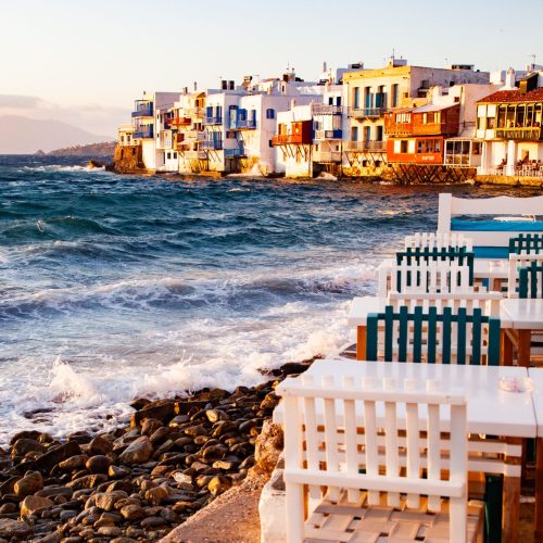 beautiful island of Mykonos, Greece - luxury travel destination - Greek islands